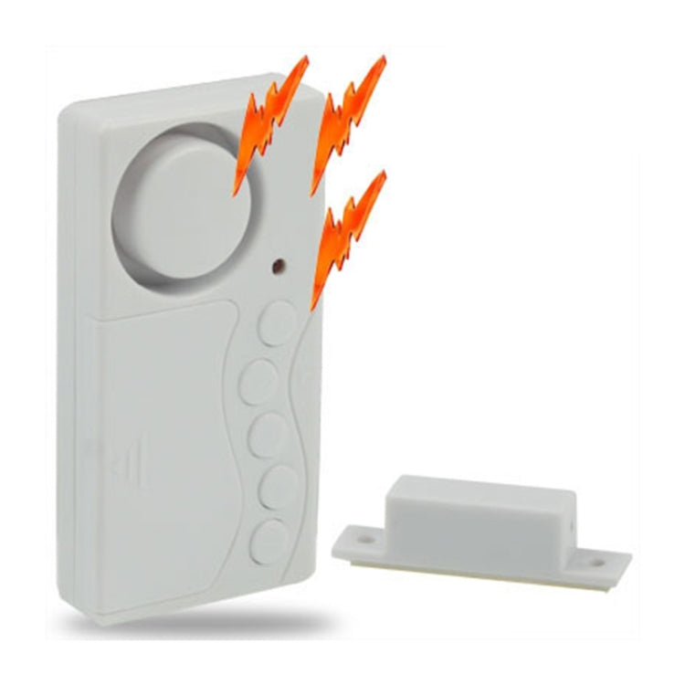 Secret Code Door Magnetic Sensor Anti-entry Security Alarm (KK-1255)(White) - Door Window Alarm by buy2fix | Online Shopping UK | buy2fix
