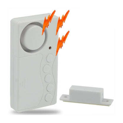 Secret Code Door Magnetic Sensor Anti-entry Security Alarm (KK-1255)(White) - Door Window Alarm by buy2fix | Online Shopping UK | buy2fix