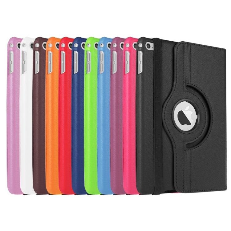 Litchi Texture 360 Degree Rotating Smart Leather Case with Holder for iPad mini 4 / mini 5(Black) - iPad Mini 4 & 3 & 2 & 1 Cases by buy2fix | Online Shopping UK | buy2fix