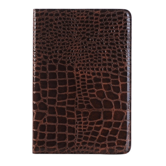 Crocodile Texture Horizontal Flip Smart Leather Case with Holder & Card Slots & Wallet for iPad Mini 4(Brown) - iPad Mini 4 & 3 & 2 & 1 Cases by buy2fix | Online Shopping UK | buy2fix