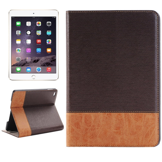 Cross Texture Horizontal Flip Smart Leather Case with Holder & Card Slots & Wallet for iPad Mini 4(Coffee) - iPad Mini 4 & 3 & 2 & 1 Cases by buy2fix | Online Shopping UK | buy2fix