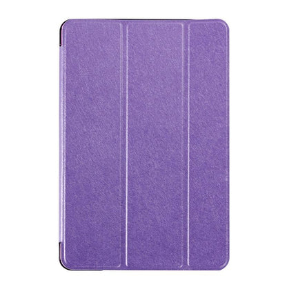 Silk Texture Horizontal Flip Leather Case with Three-Folding Holder for iPad mini 4(Purple) - iPad Mini 4 & 3 & 2 & 1 Cases by buy2fix | Online Shopping UK | buy2fix