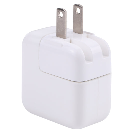 10W USB Charging Adapter with Foldable Plug, US Plug(White) - USB Charger by buy2fix | Online Shopping UK | buy2fix
