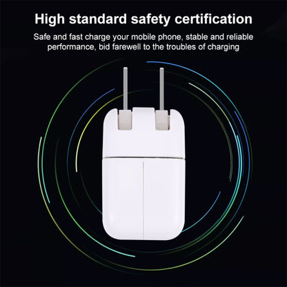 10W USB Charging Adapter with Foldable Plug, US Plug(White) - USB Charger by buy2fix | Online Shopping UK | buy2fix