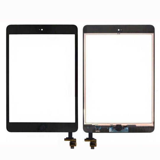 Touch Glass Digitizer Screen + IC Chip + Control Flex Assembly für iPad mini &amp; iPad mini 2 (Schwarz)