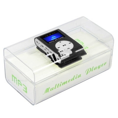 TF / Micro SD Card Slot MP3 Player with LCD Screen, Metal Clip(Black) - MP3 Player by buy2fix | Online Shopping UK | buy2fix