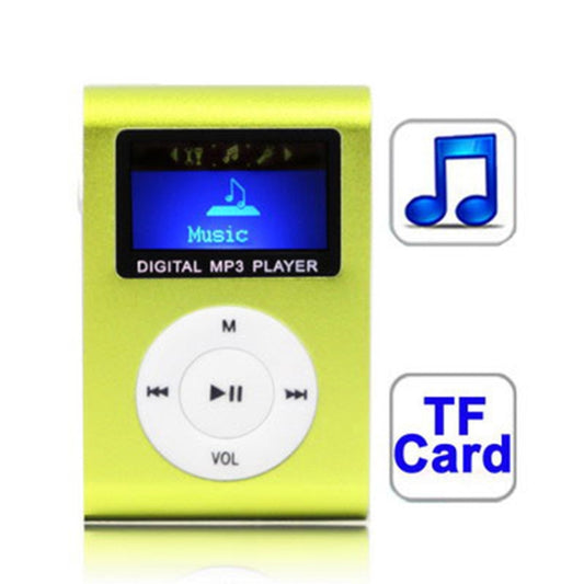 TF / Micro SD Card Slot MP3 Player with LCD Screen, Metal Clip - MP3 Player by buy2fix | Online Shopping UK | buy2fix