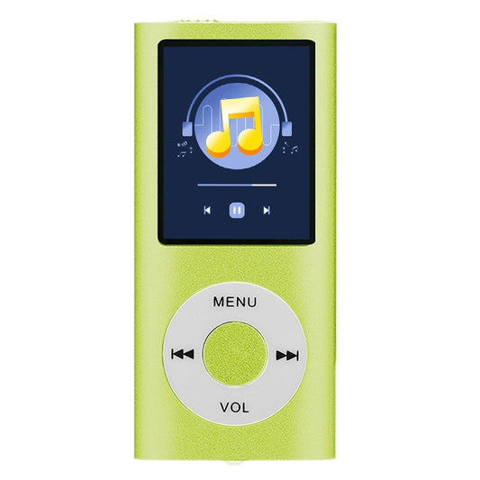 1.8 inch TFT Screen Metal MP4 Player with TF Card Slot, Support Recorder, FM Radio, E-Book and Calendar(Green) - MP4 Player by buy2fix | Online Shopping UK | buy2fix