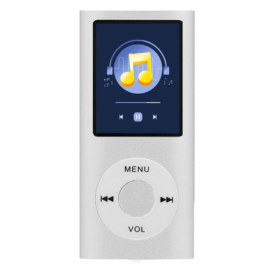 1.8 inch TFT Screen Metal MP4 Player with TF Card Slot, Support Recorder, FM Radio, E-Book and Calendar(Silver) - MP4 Player by buy2fix | Online Shopping UK | buy2fix