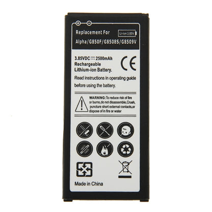 2500mAh Rechargeable Li-ion Battery for Galaxy Alpha / G850F / G850S / G850V by buy2fix