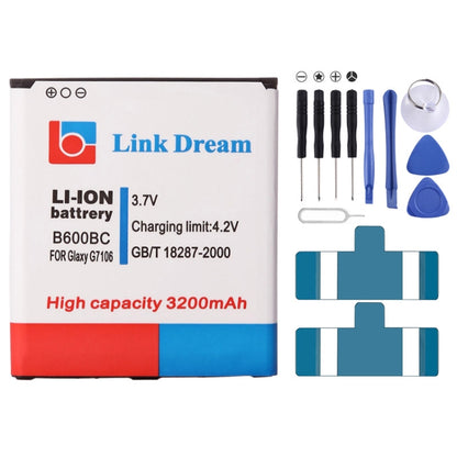 Link Dream High Quality 3200mAh Replacement Battery for Galaxy Grand 2 / G7106 (B600BC) by buy2fix