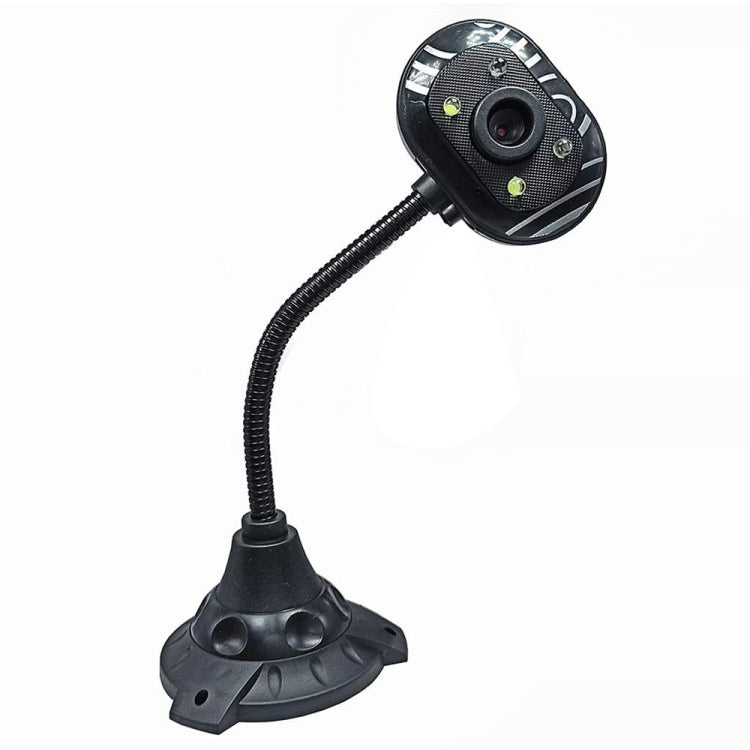 5.0 Mega Pixels USB 2.0 Driverless PC Camera / Webcam with MIC and 4 LED Lights, Cable Length: 1.1m by buy2fix