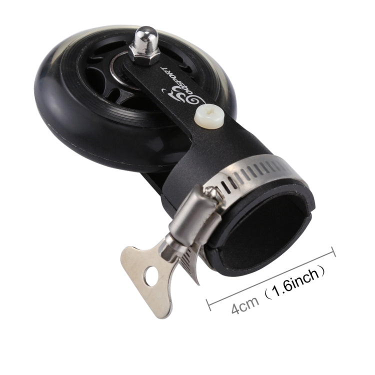 OQSPORT Folding Bicycle Auxiliary Wheel Booster Wheel(Black) by buy2fix