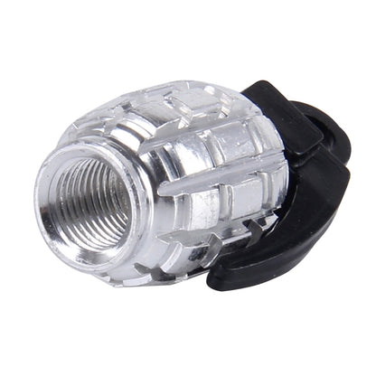 4 PCS Universal Bicycle Tire Valve Caps(Silver) - Tire Valve Caps by buy2fix | Online Shopping UK | buy2fix