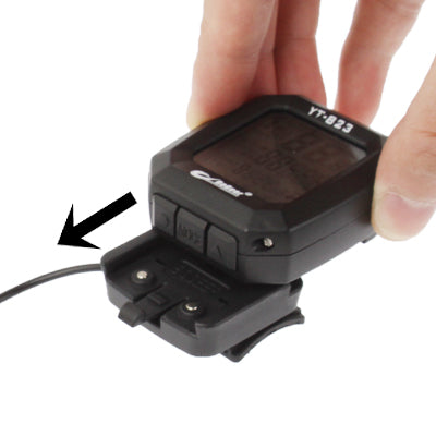 LCD Electronic Bicycle Speedometer (YT-823) by buy2fix