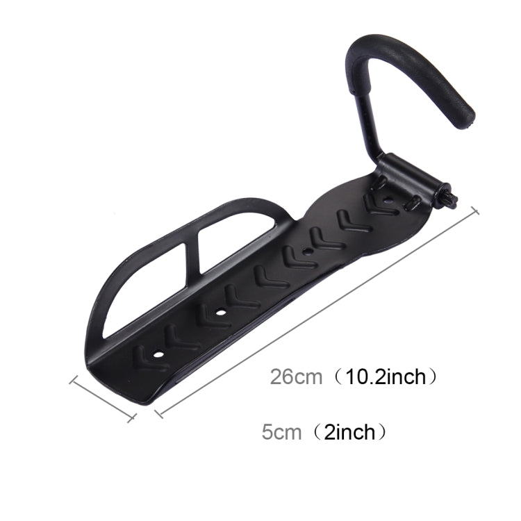 Bicycle Garage Storage Metal J Hook / Wall Mounted Hook / Bicycle Rack / Bike Display Stand(Black) - Others by buy2fix | Online Shopping UK | buy2fix