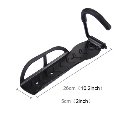 Bicycle Garage Storage Metal J Hook / Wall Mounted Hook / Bicycle Rack / Bike Display Stand(Black) - Others by buy2fix | Online Shopping UK | buy2fix