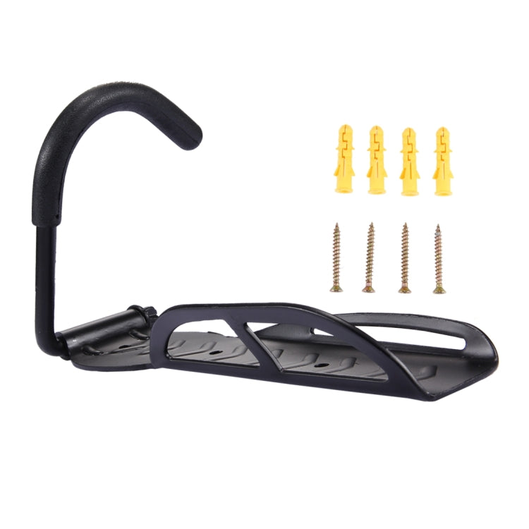Bicycle Garage Storage Metal J Hook / Wall Mounted Hook / Bicycle Rack / Bike Display Stand(Black) - Others by buy2fix | Online Shopping UK | buy2fix