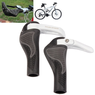 Ergonomic Combination Sets Handlebar with Vice(White) - Bicycle Grips by buy2fix | Online Shopping UK | buy2fix
