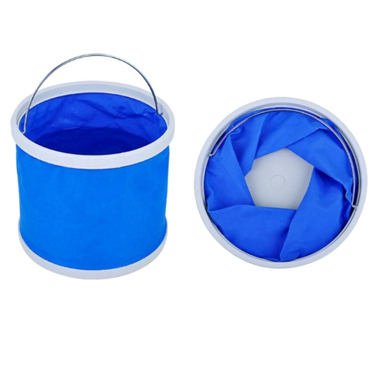 9L Multifunctional Foldable Bucket for Car Washing / Fishing / Storage, Random Color Delivery by buy2fix