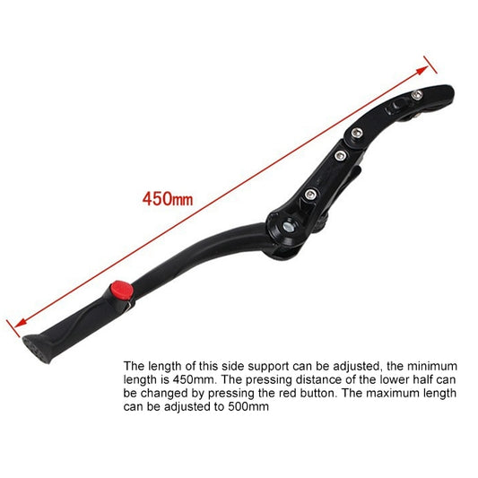 Double Installation Adjustable Bike Side Kickstand Kick Stand for Mountain Bicycle - Others by buy2fix | Online Shopping UK | buy2fix