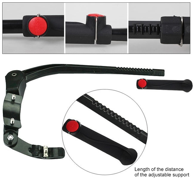 Double Installation Adjustable Bike Side Kickstand Kick Stand for Mountain Bicycle - Others by buy2fix | Online Shopping UK | buy2fix