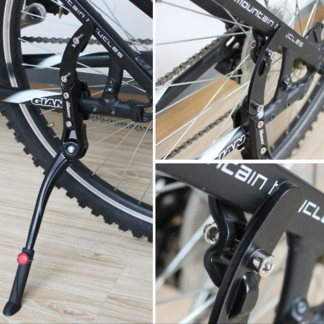 Double Installation Adjustable Bike Side Kickstand Kick Stand for Mountain Bicycle - Others by buy2fix | Online Shopping UK | buy2fix