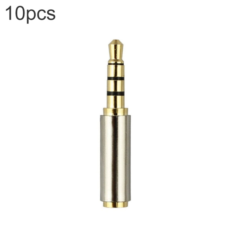 3.5mm 4-Pin Audio Jack Connector to 2.5mm 4-Pin Adapters (10 Pcs in One Package, the Price is for 10 Pcs) by buy2fix