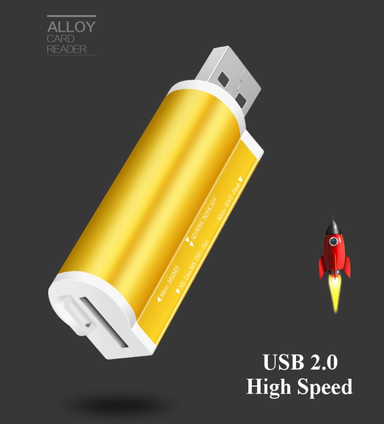 2 PCS Multi All in 1 USB 2.0 Micro SD SDHC TF M2 MMC MS PRO DUO Memory Card Reader by buy2fix