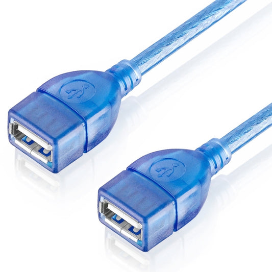 USB 2.0 Type A Female to Female AF/AF Cable, Length: 30cm(Blue) by buy2fix