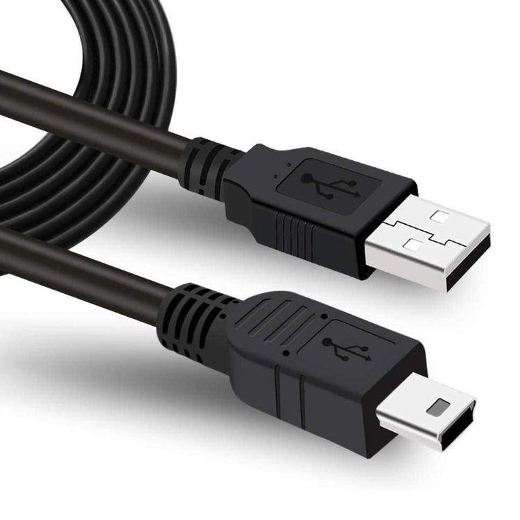 USB 2.0 AM to Mini 5pin USB Cable, Length: 1.5m(Black) by buy2fix
