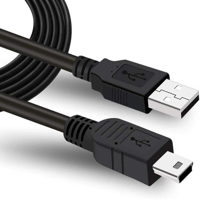 USB 2.0 AM to Mini 5pin USB Cable, Length: 1.5m(Black) by buy2fix