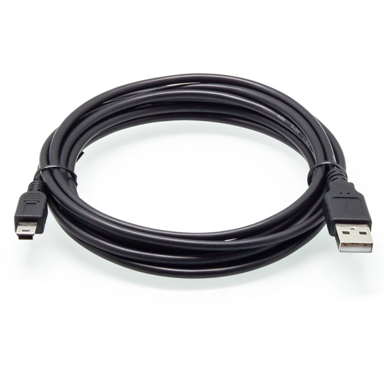USB 2.0 AM to Mini 5pin USB Cable, Length: 1.5m(Black) by buy2fix