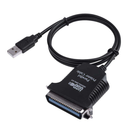 USB to Parallel 1284 36 Pin Printer Adapter Cable, Cable Length: 1m(Black) - RS485 / RS232 Series by buy2fix | Online Shopping UK | buy2fix