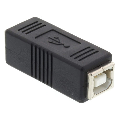 USB 2.0 Printer BF to BF Extension Adapter(Black) by buy2fix