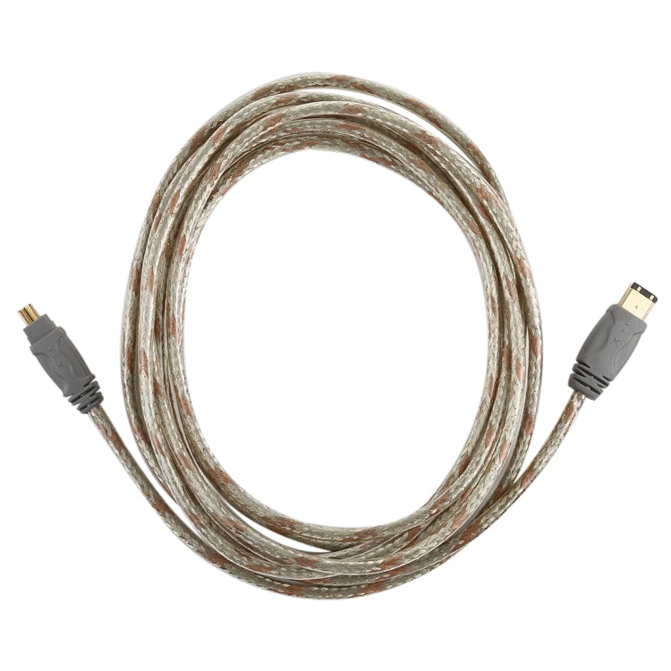 IEEE 1394 FireWire 6 Pin to 4 Pin Cable, Length: 5m by buy2fix