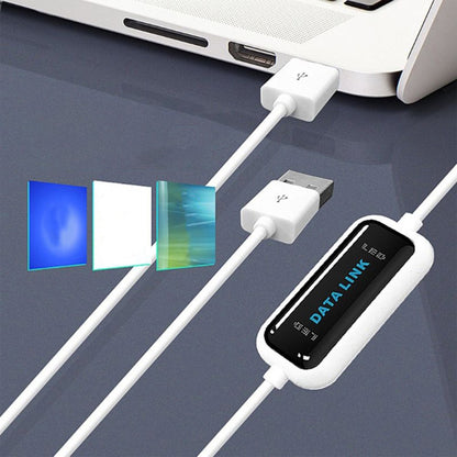 High Speed USB 2.0 Data Link Cable, PC to PC Data Share, Plug and Play, Length: 165cm by buy2fix