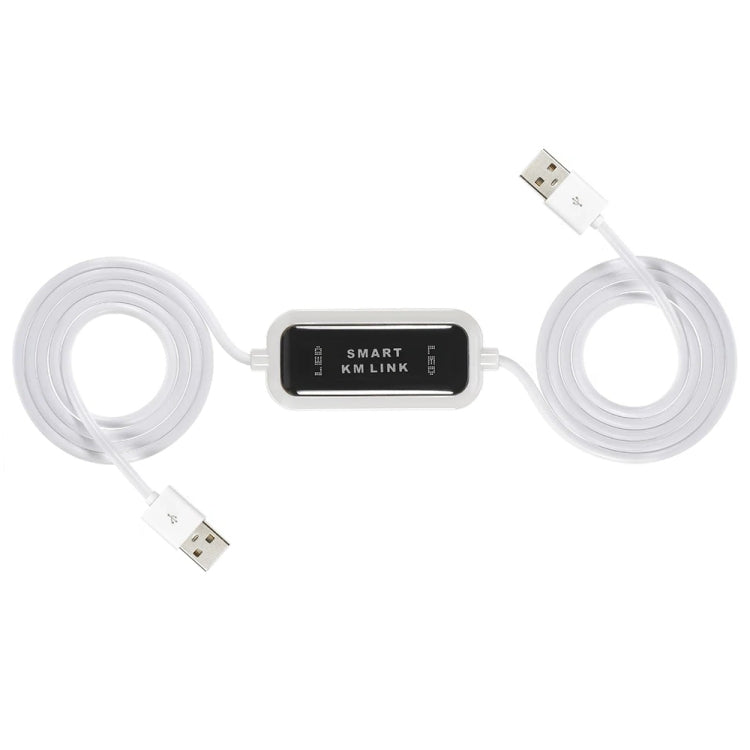 High Speed USB 2.0 Smart KM Link Cable, PC to PC Keyboard & Mouse Share, Plug and Play, Length: 165cm by buy2fix