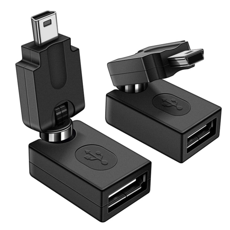 High Quality USB 2.0 AF to OTG Mini USB Adapter, Support 360 Degree Rotation by buy2fix