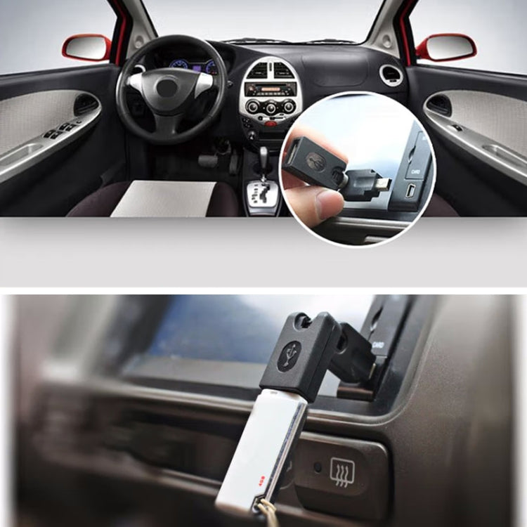 High Quality USB 2.0 AF to OTG Mini USB Adapter, Support 360 Degree Rotation by buy2fix