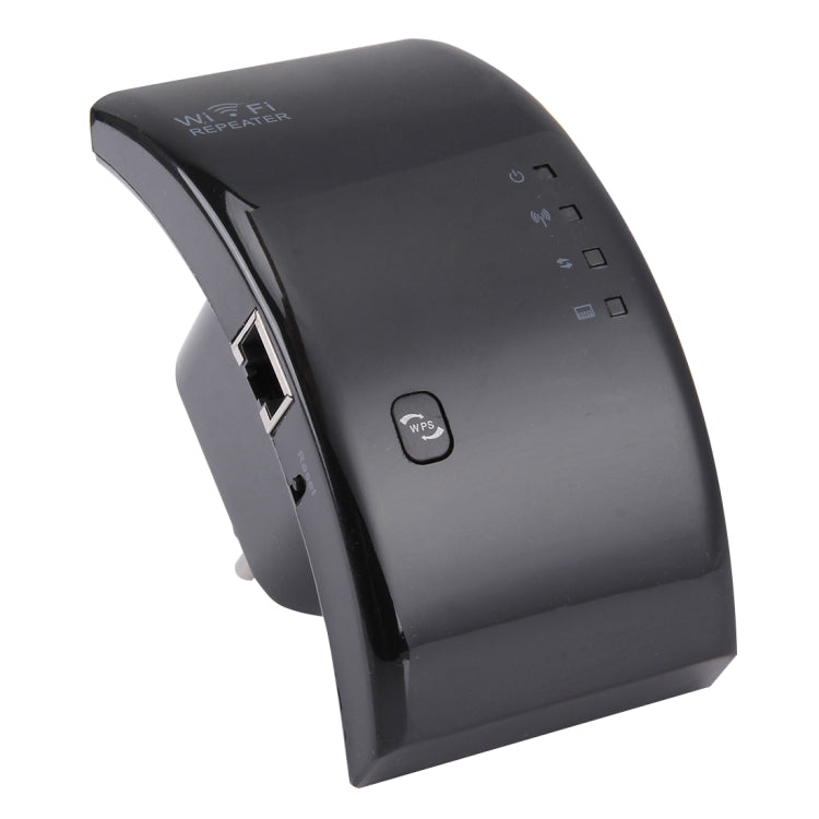 300Mbps Wireless-N WIFI 802.11n Repeater Range Expander(Black) - Powerline Network Adapters by buy2fix | Online Shopping UK | buy2fix