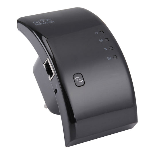 300Mbps Wireless-N WIFI 802.11n Repeater Range Expander(Black) - Powerline Network Adapters by buy2fix | Online Shopping UK | buy2fix