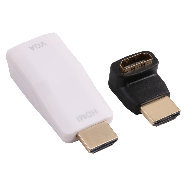 Full HD 1080P HDMI to VGA + Audio Converter Adapter for Laptop / STB / DVD / HDTV (With HDMI Female to Male Adapter) by buy2fix