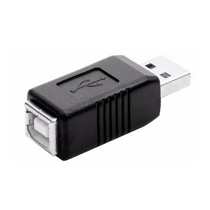 USB 2.0 AM to BF Printer Adapter Converter(Black) by buy2fix
