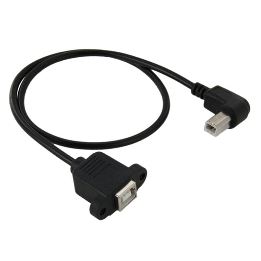 USB 2.0 Type-B Male to Female Printer / Scanner Extension Cable for HP, Dell, Epson, Length: 50cm(Black) by buy2fix