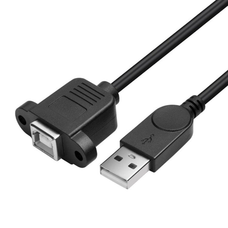 USB 2.0 Male to USB 2.0 Type-B Female Printer / Scanner Adapter Cable for HP, Dell, Epson, Length: 50cm(Black) by buy2fix