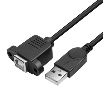 USB 2.0 Male to USB 2.0 Type-B Female Printer / Scanner Adapter Cable for HP, Dell, Epson, Length: 50cm(Black) by buy2fix