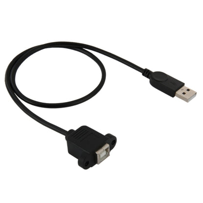 USB 2.0 Male to USB 2.0 Type-B Female Printer / Scanner Adapter Cable for HP, Dell, Epson, Length: 50cm(Black) by buy2fix