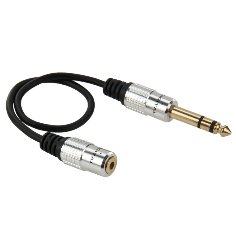 6.35mm Male to 3.5mm Female Audio Adapter Cable, Length: 30cm - Aux Cable by buy2fix | Online Shopping UK | buy2fix
