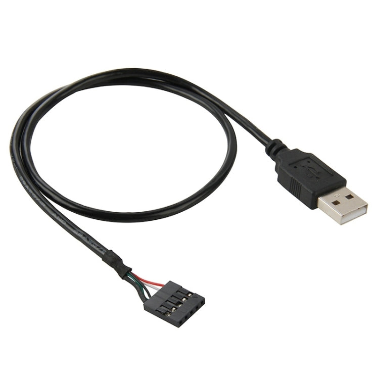 5 Pin Motherboard Female Header to USB 2.0 Male Adapter Cable, Length: 50cm - USB Cable by buy2fix | Online Shopping UK | buy2fix